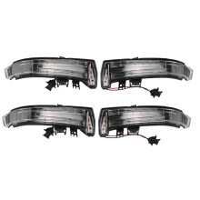 2 Pair for W204 W212 W221 LED Side Mirror Turn Signal Light Lens 2129067401 2129067501
