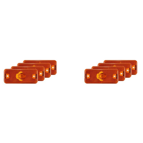 8Pcs Car Side Light Turn Signal Indicator Light for  Daily 2006 2007 2008 2009 2010 2011