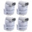 4X for 3-Series E46 323I 328I 330Ci Low  Halogen Headlight Bulb Socket 63128380206 1