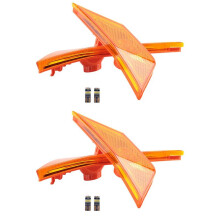 2X Clignotant Latéral Feu de Feuille Latéral avec Ampoule LED pour 2016-2020 34350TETH01 34300TETH01