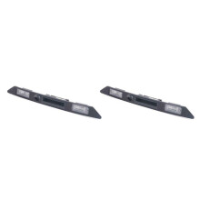 2X Trunk Grip License Plate Light Trim Assembly 8E0827574C3FZ for - A4 S4 A5 S5 A6 S6 A8 S8 RS4 Car Accessories