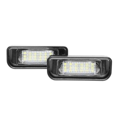 4Pcs White LED Number License Plate Light Lamp for   W220 S Class 1999-2005 1