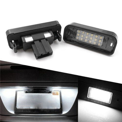 4Pcs White LED Number License Plate Light Lamp for   W220 S Class 1999-2005