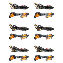 For Tacoma TRD 2016 -2020 Front Grille Lighting LED Grille Lights Kit 24 PCS(Amber Shell Yellow Light)