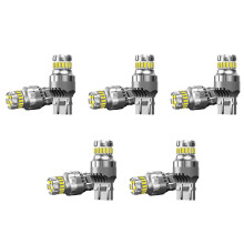 10 Stuks Auto T20 7440 W21W LED Canbus Achteruitrijlichten 7443 LED-Lamp Achterrem Signaallichten 6000K Super Heldere Lamp