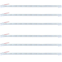 6 Pcs 50CM 12V 36 LED 5050 SMD Hard Strip Bar Light Aluminum Rigid Warm White