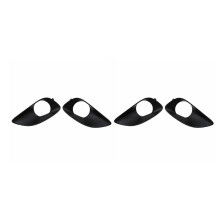 4X Front Fog Light Lamp Grille Cover Foglight Bezel for Vios/Limo (XP90) 2007-2013 Auto Fog Lamp Covers