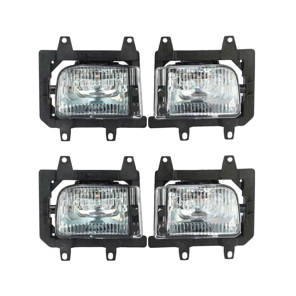 4Pcs Crystal Clear Lens Cover Front Bumper Fog Lamps House For E30 318I 318Is 325I 325Is 325E 325Es 325Ix Light 6032703894680