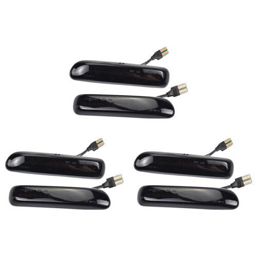 3X Car Smoked LED Dynamic Side  Light Turn Signal Blinker for  3 Series E46 Coupe1997-2001