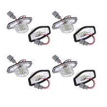 8X Error Free LED License Plate Light Lamp for Crv Fit Jazz Crosstour