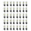 40-Delige H3 Super Heldere LED-Mist DRL-Gloeilampenset 6000K Wit 2