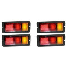 4Pcs Rear Tail Light Bumper Daytime Running Driving Lamps for Shogun Pajero 1992-1999