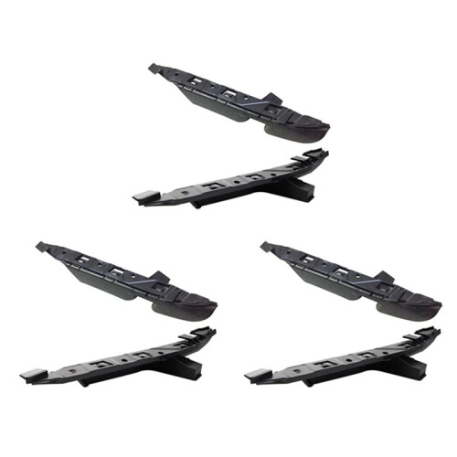 3 Pair Front Left Right Bumper Guide Support Bracket 51117033705 51117033706 for- E60 E61 525I 528I 530I 545I