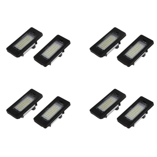 4 Pair Error Free 24 3528 LED License Plate Light Lamp for  E39 E60 E61 E90 5 Series