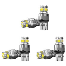 6 Stuks Auto T20 7440 W21W LED Canbus Achteruitrijlichten 7443 LED-Lamp Achterrem Signaallichten 6000K Super Heldere Lamp