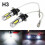 40-Delige H3 Super Heldere LED-Mist DRL-Gloeilampenset 6000K Wit 6
