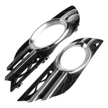 3X Car Front Fog Light Grill Chrome Trim Cover Set for - E-Class W211 07-09 A2118851174 A2118851274