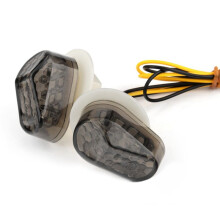 Motorcycle 4Pcs LED Mount Flush Blinker Tail Indicator Turn Signals Light for YZF R1 R6 R6 SFZ1S FAZER