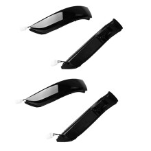 2X Smoked Black Dynamic Turn Signal Light LED Side Mirror Indicator Blinker Lamp for Accord 08-13 RL 06-09