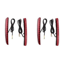 4x per 2017-2018 Tipo R Hatchback LED Luce Freno Paraurti Posteriore Riflettore Guida Fendinebbia