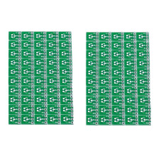 100St SOT23 SOT23-3-Varv SIP3 Dubbelsidig SMD-Vänd DIP SIP3-Adapter Konverterplatta SOT SIP IC-Sockel PCB-Kort DIY Kit