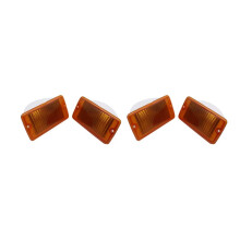 4 Pièces Clignotant pour (TJ) 2001-2006 Lentille En Plastique LH & RH 55156488AB 55156489AB