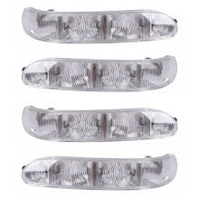 2X Lampe Clignotante de Clignotant de Rétroviseur Latéral de Voiture pour - W220 W215 S CL Classe CL500 S500 S600 2003-2006
