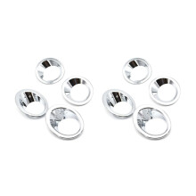 4x for Qashqai/Dualis J10 2007-2009 Chrome Front Rear Fog Light Cover Bumper Lamp Trim Molding Garnish Frame