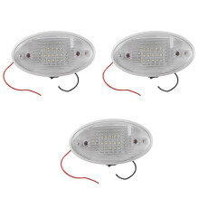 3X 12V LED Light with Caravan Motorhome Boat Awning Annex Tunnel Boot White