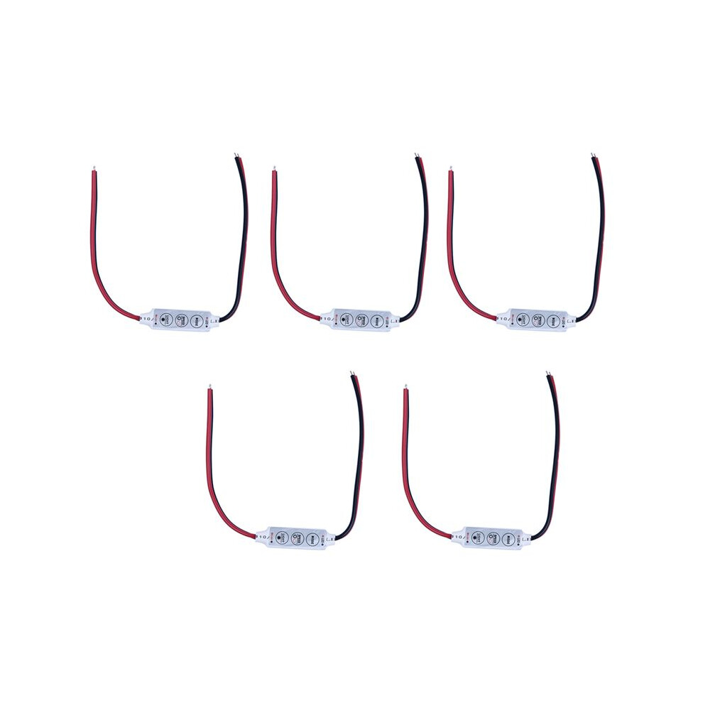 5X 3 Keys Controller Dimmer For 3528 5050 Led Single Color Strip 12V 144W Light 6131629003630
