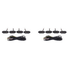8x Lumières de Calandre Avant à LED Lampes de Calandre Externes à Lumière Ambre Blanche pour Jimny JB64 JB74 2019 2020 2021