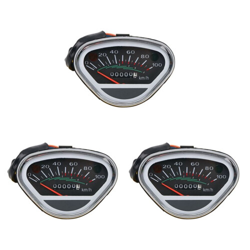 3X Motorcycle Speedometer 100Km/H Tachometer Odometer Instrument for  DAX 70 1
