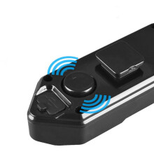 2X SeñAl de para Patinete EléCtrico, Intermitente LED para Bicicleta con Control Remoto/Luz Trasera, SeñAl de Direccional Ajustable