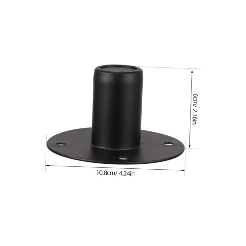2pcs Heavy Duty Bookshelf Speaker Stands with Stable Base and Durable Iron Brackets 1