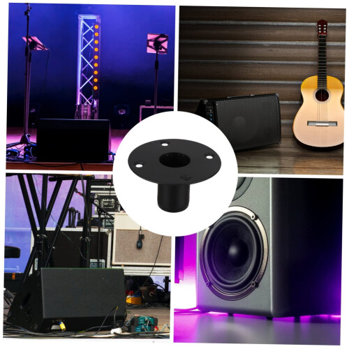 2pcs Heavy Duty Bookshelf Speaker Stands with Stable Base and Durable Iron Brackets 2