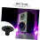 2pcs Heavy Duty Bookshelf Speaker Stands with Stable Base and Durable Iron Brackets 4