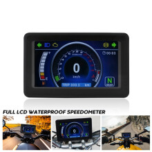 Universeel LCD-Display voor Motorfietsen, Vervangbaar Multifunctioneel Snelheidsmeterinstrument voor Motorfietsen met 1,2,4 Cilinders