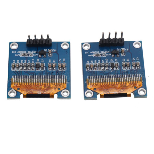 MóDulo de ExibiçãO OLED de 4 Unidades I2C IIC 128X64 MóDulo de ExibiçãO de 0,96 Polegadas SSD1315 para   R3 STM com Pinos 2