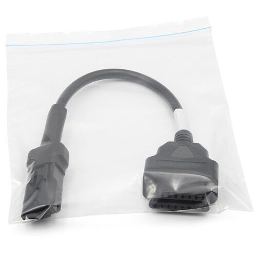 OBD Motorcycle Cable for  4 Pin Plug Cable Diagnostic Cable 4Pin to OBD2 16 Pin Adapter 2