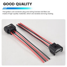 4 Stuks Bobine Vrouwelijke Connector Plug Harnas Pigtail 2AZFE1ZZFE voor HS250H Camry RAV4
