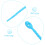 Silicone Cable Ties 18pcs White Reusable SelfLocking ColorCoded Cord Management Straps 3