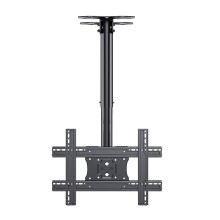 TV Ceiling Mount Height Adjustable 3275 Inch Full Motion Swivel Tilt Heavy Duty 60kg Capacity