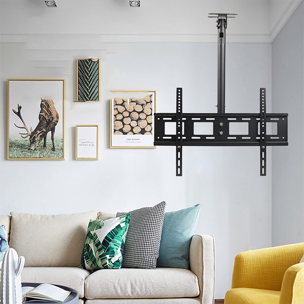 Ceiling Tv Mount Height Adjustable 360 Swivel Tilt Bracket For 3270 Inch Vesa 600X400 9174973173168