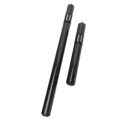 2PCS Carbon Fiber Pool Cue Extender 17in/9in