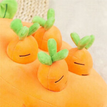 Karotten-Plüschtier, Cartoon, Happy Fruit Park, Kissen, Karottenpuppe, 32 X 32 cm