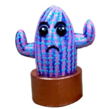 Cactuspop  Eye Cactus Miniatuur Unieke  Desktop Cactus Ornamenten Kamerdecoratie C