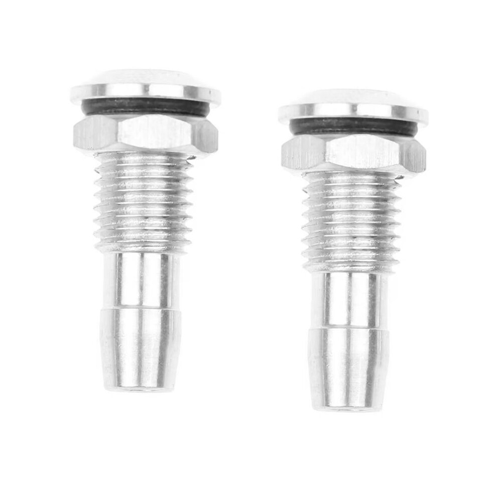 2 Pcs Aluminum Rc Boat Water Outlets Thread With O-Ring Screws For Rc Boat For Motor Cooling M8 4713935074089