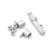 RC Car Upgrade Steering Combination Kit for LOSI 1/24 Micro-B RC Car Upgrade Accessories Silver