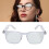 AI Translator Glasses with Bluetooth Speaker, RealTime 100 Language Translation Sunglasses White 4