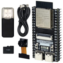 ESP32-S3 WROOM N8R8 Development Board ESP32-S3-WROOM CAM Board Compatible with for  IDE, Onboard Camera Wireless